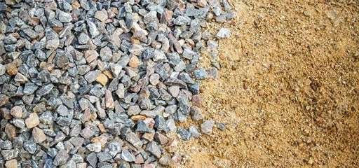 Preço de areia e pedra